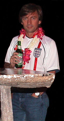 Hard Rock Phuket Thailand 2nd Sept 2001 (Germany 1 England 5)